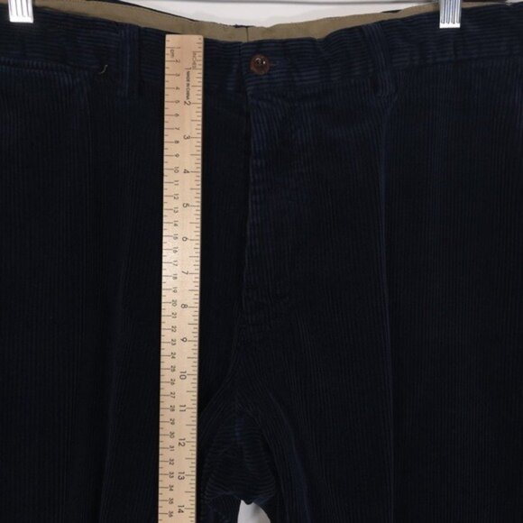 POLO RALPH LAUREN Men’s PRESTON PANT Cotton Corduroy‎ Navy VINTAGE Size 40/30 - Picture 5 of 11
